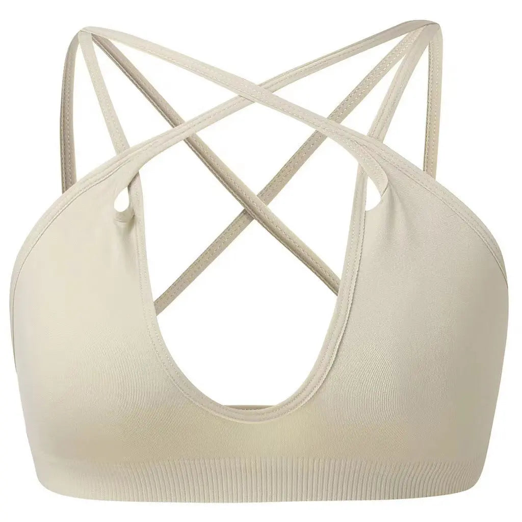 New sports underwear multiple wearing methods French seamless big backless underwear thin U-shaped beauty back bra SHOPEZRA L.L.C.