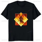 Japan Game Final Fantasy Creative Printed Cloud Strife Tshirt VII Remake Harajuku Anime Man T-shirt Causal Hipster Comfort Tees SHOPEZRA L.L.C.