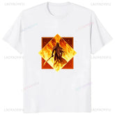 Japan Game Final Fantasy Creative Printed Cloud Strife Tshirt VII Remake Harajuku Anime Man T-shirt Causal Hipster Comfort Tees SHOPEZRA L.L.C.