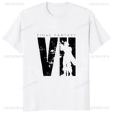 Japan Game Final Fantasy Creative Printed Cloud Strife Tshirt VII Remake Harajuku Anime Man T-shirt Causal Hipster Comfort Tees SHOPEZRA L.L.C.