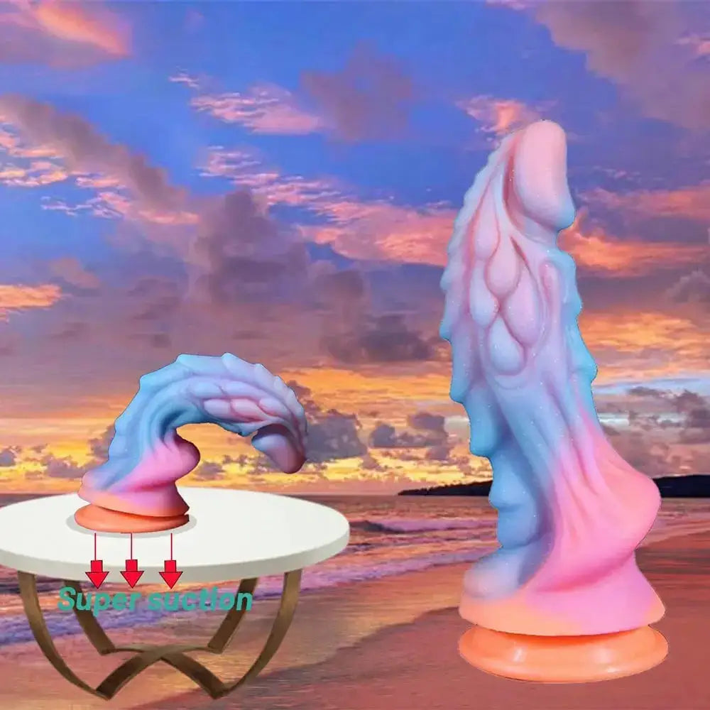 Realistic Monster Dildo Sex Toys Huge Anal Dildo with Strong Suction Cup for Hands-Off Play, Liquid Silicone Thick Dildos Adult by Dropshipman