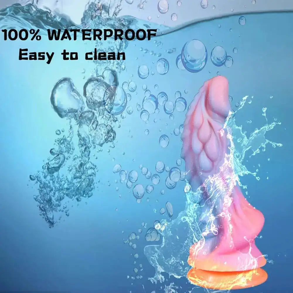 Realistic Monster Dildo Sex Toys Huge Anal Dildo with Strong Suction Cup for Hands-Off Play, Liquid Silicone Thick Dildos Adult by Dropshipman