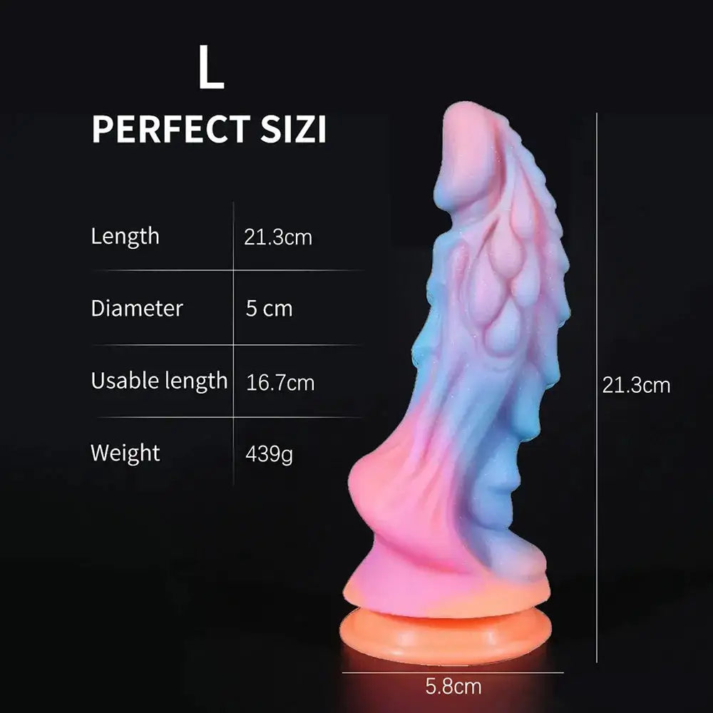 Realistic Monster Dildo Sex Toys Huge Anal Dildo with Strong Suction Cup for Hands-Off Play, Liquid Silicone Thick Dildos Adult by Dropshipman