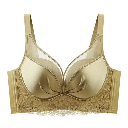 Seamless Satin Mesh Underwear Women&