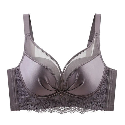 Seamless Satin Mesh Underwear Women&