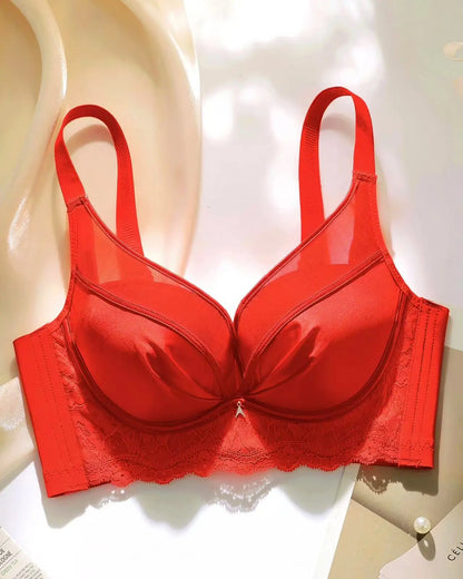 Seamless Satin Mesh Underwear Women&