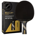 STIGA Bullet Ping Pong Paddle displayed in packaging showcasing performance quality for tournament play.