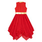 Teen Girls Modern Lyrical Ballroom Dance Performance Costume Sleeveless Asymmetrical Hem Dress Church Choir Worship Robe Gown SHOPEZRA L.L.C.