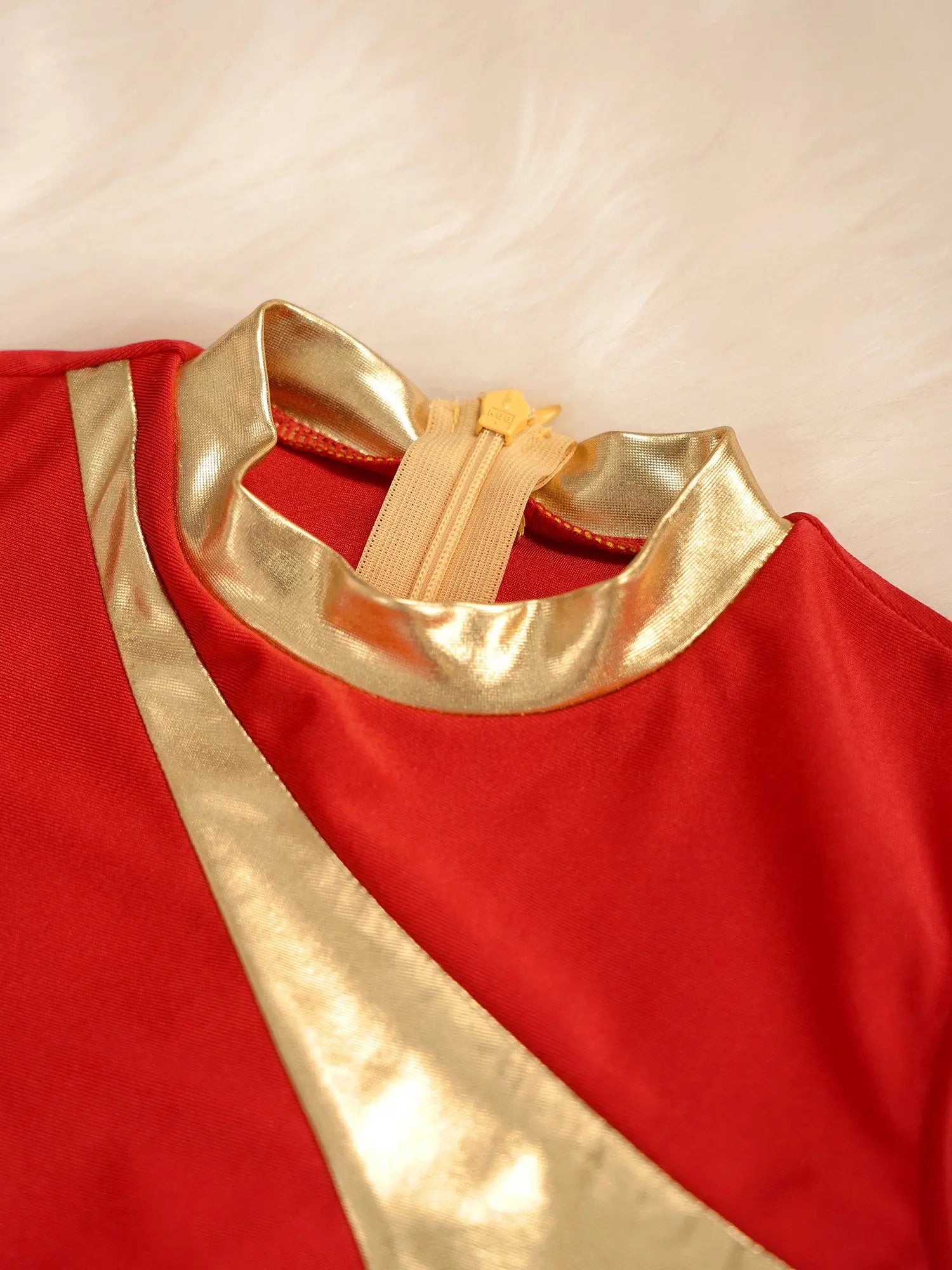 Teen Girls Modern Lyrical Ballroom Dance Performance Costume Sleeveless Asymmetrical Hem Dress Church Choir Worship Robe Gown SHOPEZRA L.L.C.