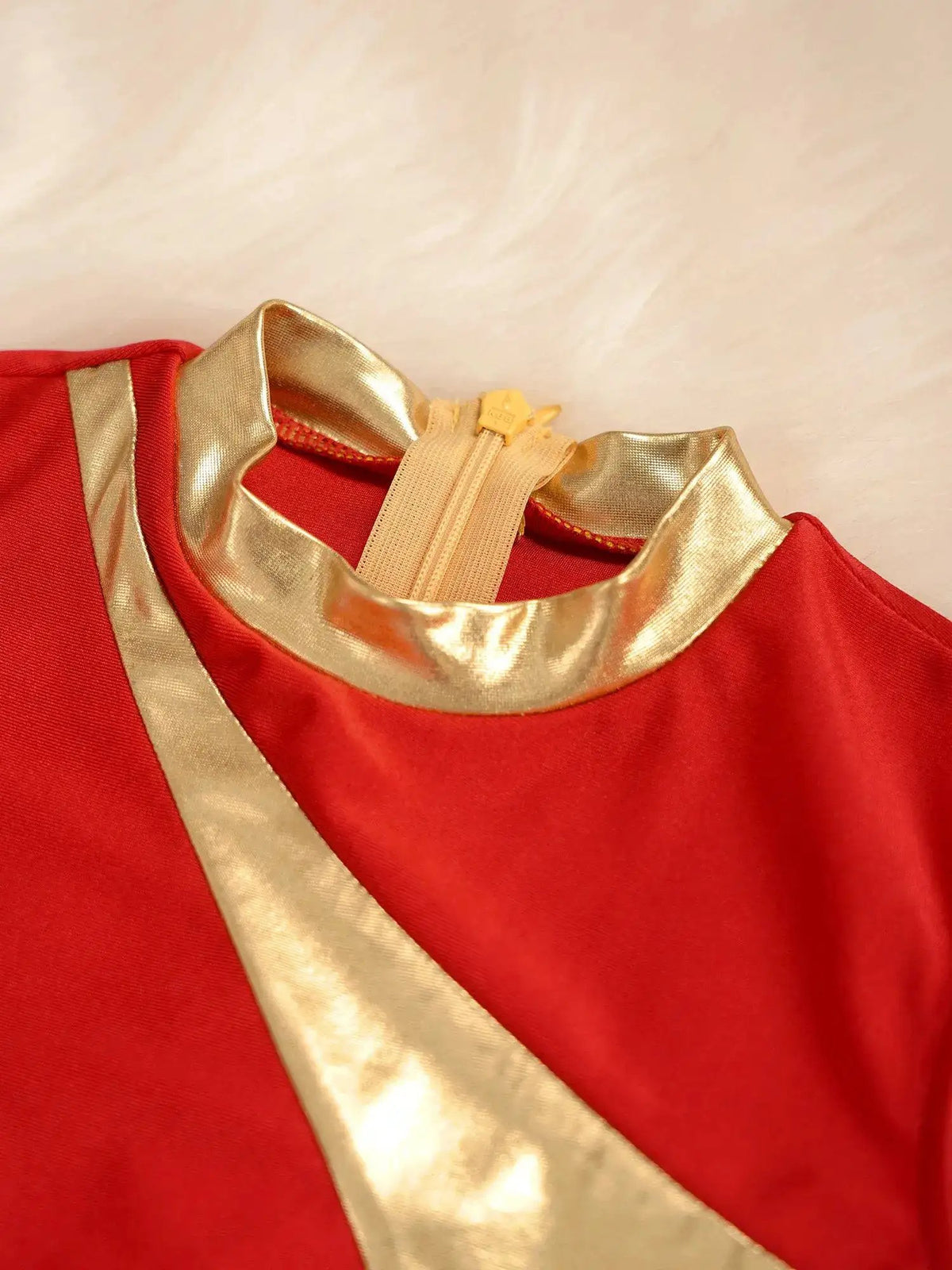 Teen Girls Modern Lyrical Ballroom Dance Performance Costume Sleeveless Asymmetrical Hem Dress Church Choir Worship Robe Gown by Dropshipman