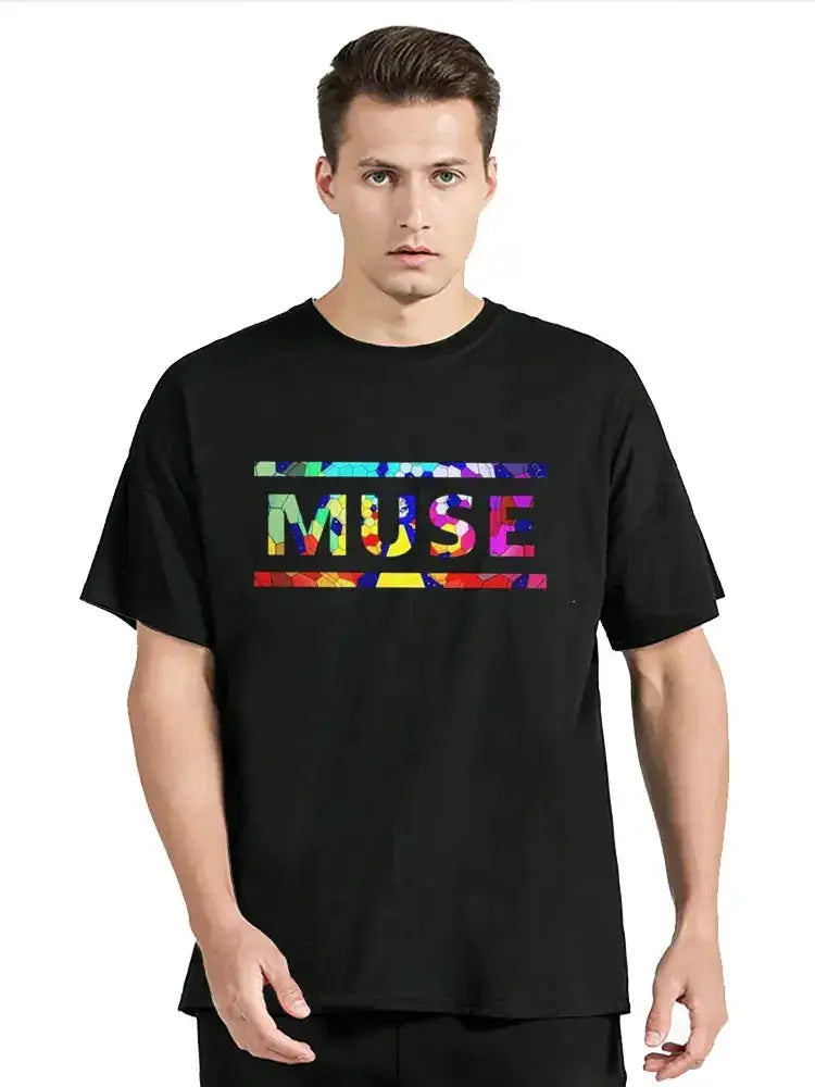 Classic Muse T Shirt The Resistance T-Shirt Cheap Discount Vintage TShirt Men Clothing Oversized Graphic Tees Tops by Dropshipman