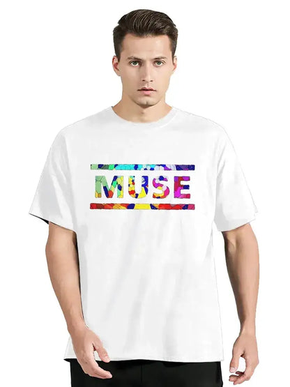 Classic Muse T Shirt The Resistance T-Shirt Cheap Discount Vintage TShirt Men Clothing Oversized Graphic Tees Tops by Dropshipman