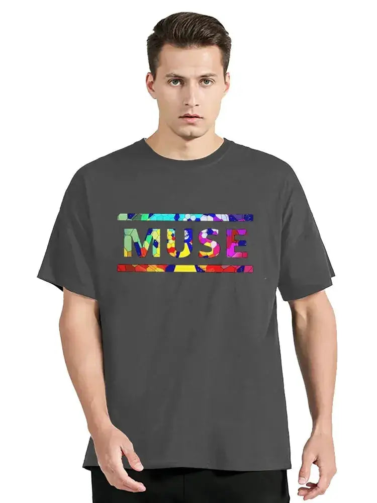 Classic Muse T Shirt The Resistance T-Shirt Cheap Discount Vintage TShirt Men Clothing Oversized Graphic Tees Tops by Dropshipman