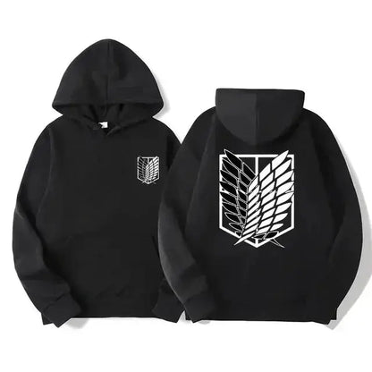 Japan Anime Attack on Titan Men Hoodies Spring Autumn Hip Hop Casual Pullover Top Hoodie Fashion Sweatshirts Jogging Sportswear by Dropshipman