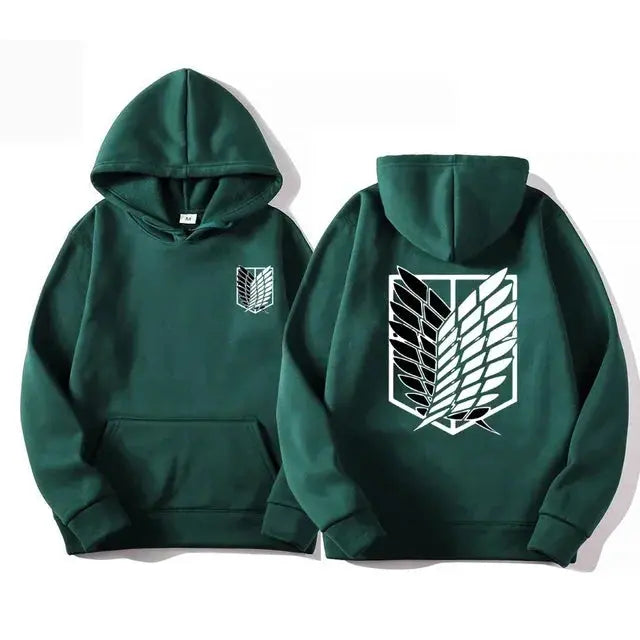 Japan Anime Attack on Titan Men Hoodies Spring Autumn Hip Hop Casual Pullover Top Hoodie Fashion Sweatshirts Jogging Sportswear SHOPEZRA L.L.C.