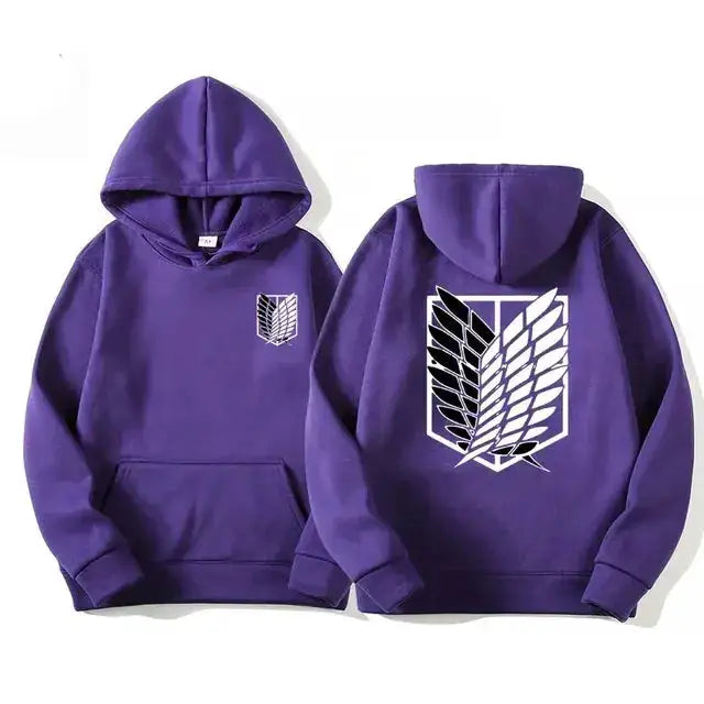 Japan Anime Attack on Titan Men Hoodies Spring Autumn Hip Hop Casual Pullover Top Hoodie Fashion Sweatshirts Jogging Sportswear by Dropshipman