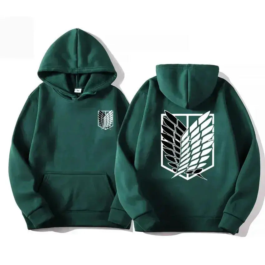 Japan Anime Attack on Titan Men Hoodies Spring Autumn Hip Hop Casual Pullover Top Hoodie Fashion Sweatshirts Jogging Sportswear by Dropshipman