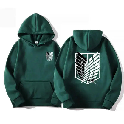 Japan Anime Attack on Titan Men Hoodies Spring Autumn Hip Hop Casual Pullover Top Hoodie Fashion Sweatshirts Jogging Sportswear by Dropshipman