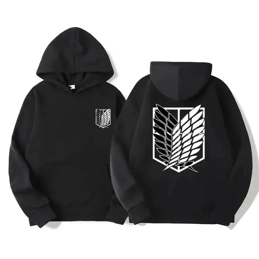 Japan Anime Attack on Titan Men Hoodies Spring Autumn Hip Hop Casual Pullover Top Hoodie Fashion Sweatshirts Jogging Sportswear by Dropshipman