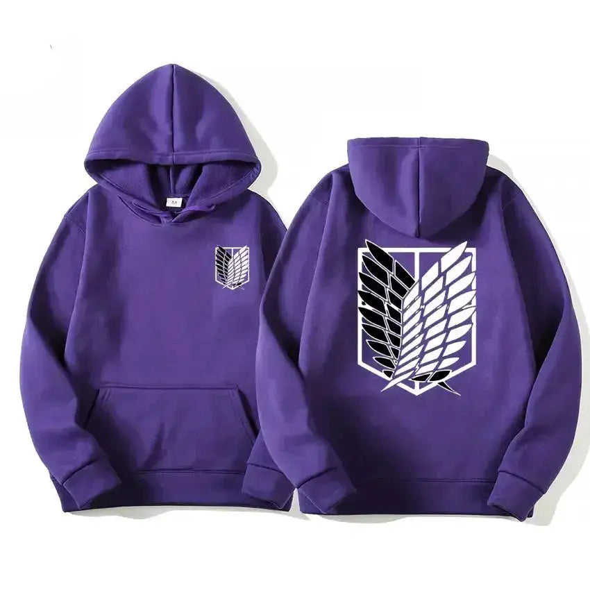 Japan Anime Attack on Titan Men Hoodies Spring Autumn Hip Hop Casual Pullover Top Hoodie Fashion Sweatshirts Jogging Sportswear by Dropshipman