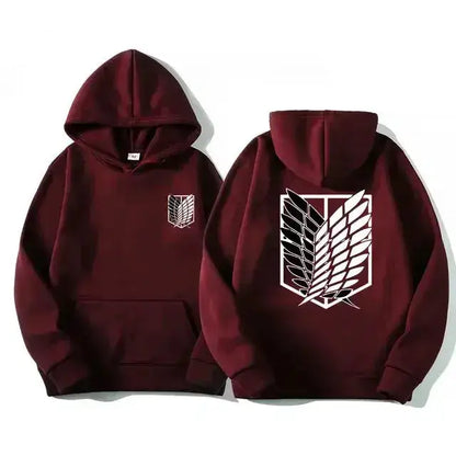 Japan Anime Attack on Titan Men Hoodies Spring Autumn Hip Hop Casual Pullover Top Hoodie Fashion Sweatshirts Jogging Sportswear by Dropshipman