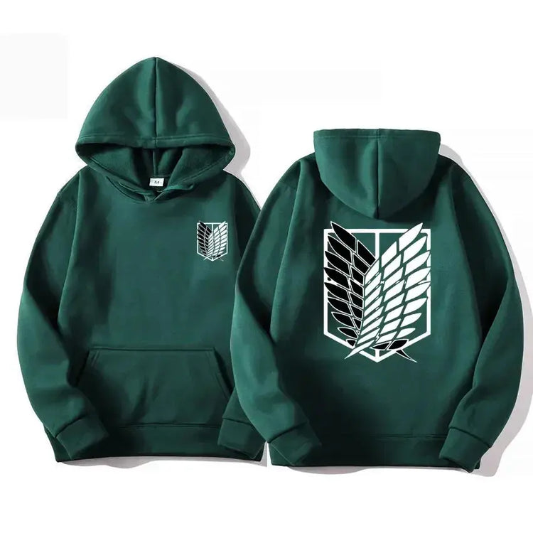 Japan Anime Attack on Titan Men Hoodies Spring Autumn Hip Hop Casual Pullover Top Hoodie Fashion Sweatshirts Jogging Sportswear SHOPEZRA L.L.C.