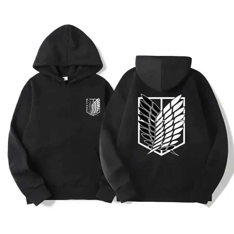 Japan Anime Attack on Titan Men Hoodies Spring Autumn Hip Hop Casual Pullover Top Hoodie Fashion Sweatshirts Jogging Sportswear SHOPEZRA L.L.C.