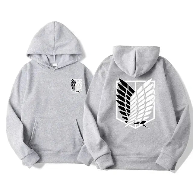 Japan Anime Attack on Titan Men Hoodies Spring Autumn Hip Hop Casual Pullover Top Hoodie Fashion Sweatshirts Jogging Sportswear SHOPEZRA L.L.C.