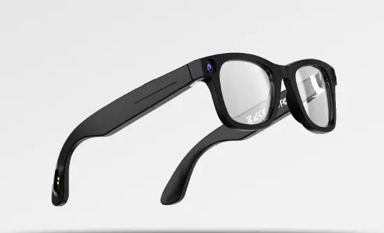 ShopeZra L.L.C. AI camera smart glasses with sleek design, featuring built-in camera lenses and stylish eyewear for modern tech users.
