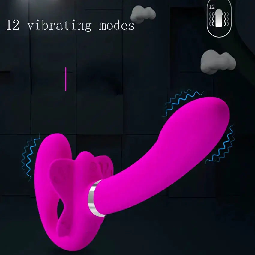 Silicone Dildo Dual Lesbian Wear Strapless Double Dildo Vibrator Couple Sex Toys Strap on Dildo G-spot Flirting Penis Anal 18 by Dropshipman