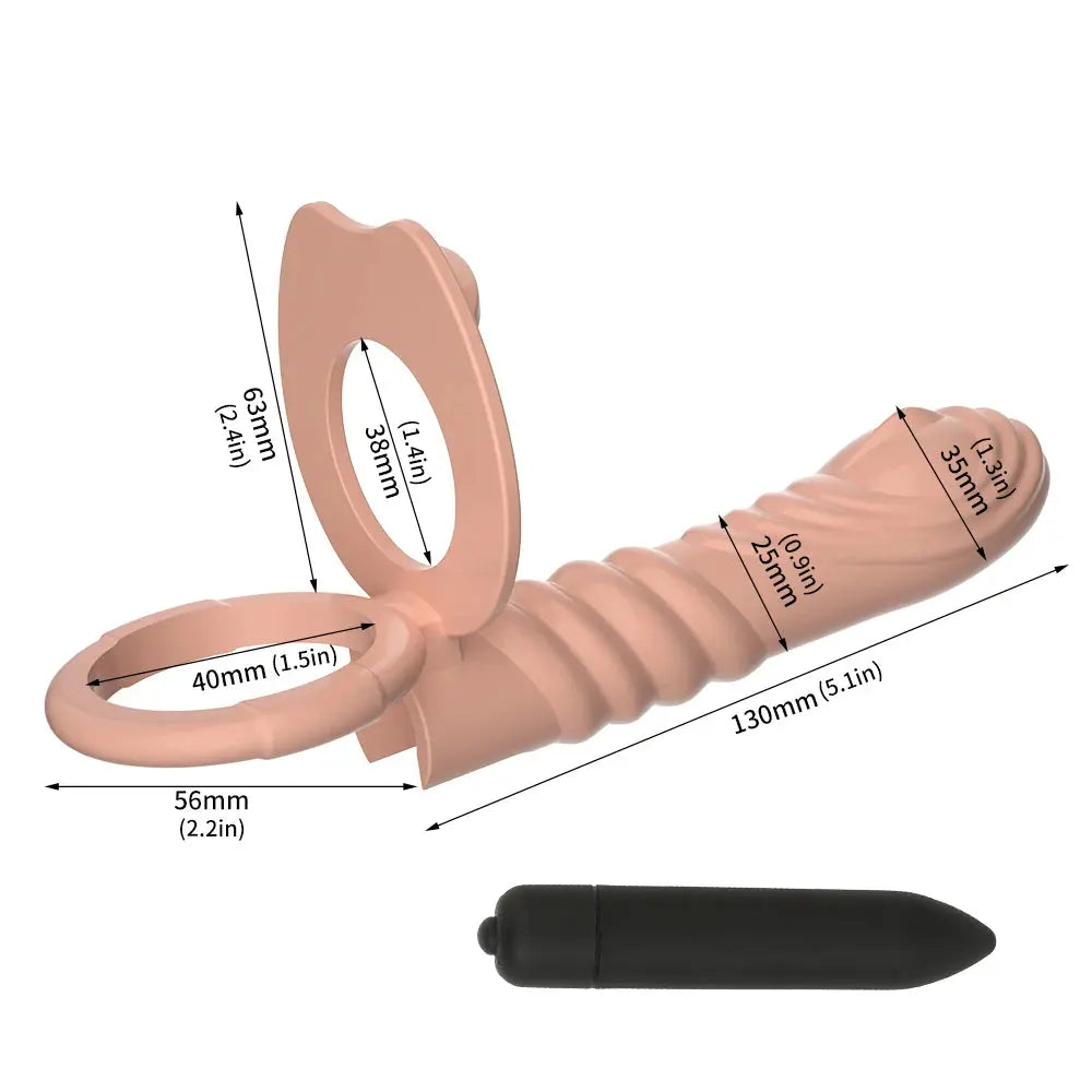 Shopezra L.L.C. sex toy set featuring a dildo, penis vibrator, anal beads, butt plug, sex ring, and prostate massager for adults.
