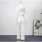 Women  Fur Collar Hooded Skiwear Fashion Solid Thicken Zipper High Waist Slim Outdoor Overalls Jumpsuit  Lady Winter Outwear SHOPEZRA L.L.C.