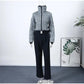 Women  Fur Collar Hooded Skiwear Fashion Solid Thicken Zipper High Waist Slim Outdoor Overalls Jumpsuit  Lady Winter Outwear SHOPEZRA L.L.C.