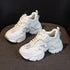 Thick-Soled Dad Shoes for Women 2025 Summer New Versatile Height-Increasing Breathable Mesh Sports Casual Shoes Platform Heel by Dropshipman