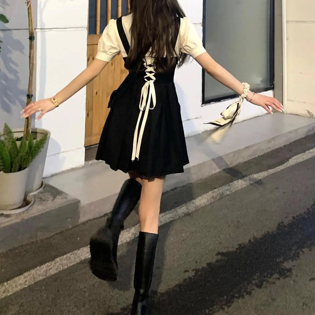 French Design Sense suit 2024 New College Style Women&