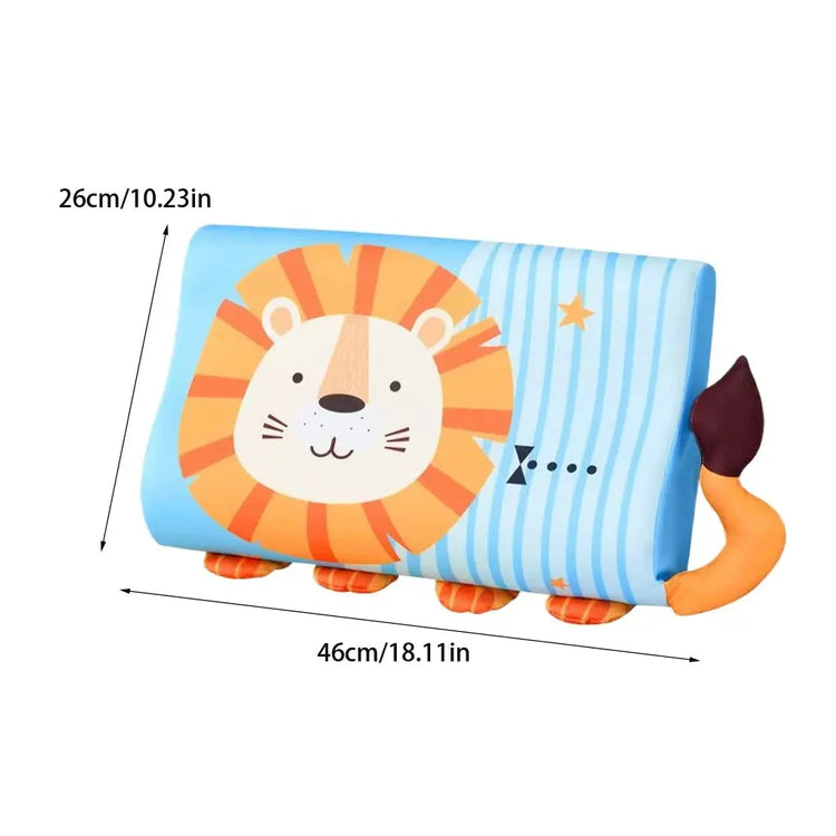 Four Seasons Baby Pillow Toddler Foam Bed Pillow Breathable Slow Rebound Baby Cartoon Neck Nursing Pillow Travel Cushion Bedding SHOPEZRA L.L.C.