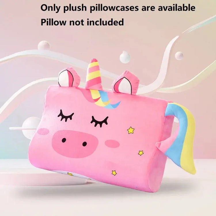 Four Seasons Baby Pillow Toddler Foam Bed Pillow Breathable Slow Rebound Baby Cartoon Neck Nursing Pillow Travel Cushion Bedding SHOPEZRA L.L.C.
