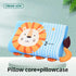 Four Seasons Baby Pillow Toddler Foam Bed Pillow Breathable Slow Rebound Baby Cartoon Neck Nursing Pillow Travel Cushion Bedding SHOPEZRA L.L.C.