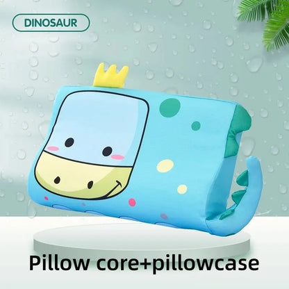 Four Seasons Baby Pillow Toddler Foam Bed Pillow Breathable Slow Rebound Baby Cartoon Neck Nursing Pillow Travel Cushion Bedding SHOPEZRA L.L.C.