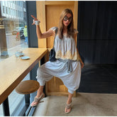 Lace Spliced Square Neck Spaghetti Strap Blouse Loose Fit Cropped 2026 Summer Women Chiffon Top Causal Delicate Lady Blusa SHOPEZRA L.L.C.
