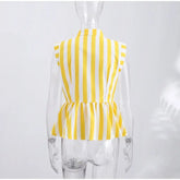 Lace Spliced Square Neck Spaghetti Strap Blouse Loose Fit Cropped 2026 Summer Women Chiffon Top Causal Delicate Lady Blusa SHOPEZRA L.L.C.