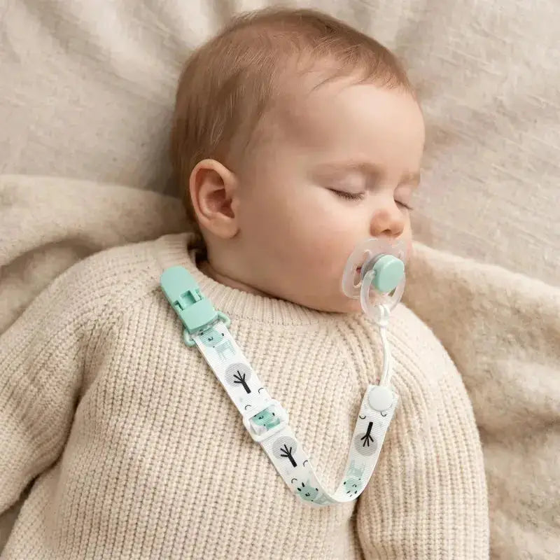 Fixed Button Baby Pacifier Clips Chains Ribbon Dummy Soother Holder Chains Anti-drop Buckle Strap for Pacifier Baby Feeding Gift by Dropshipman