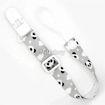 Fixed Button Baby Pacifier Clips Chains Ribbon Dummy Soother Holder Chains Anti-drop Buckle Strap for Pacifier Baby Feeding Gift by Dropshipman