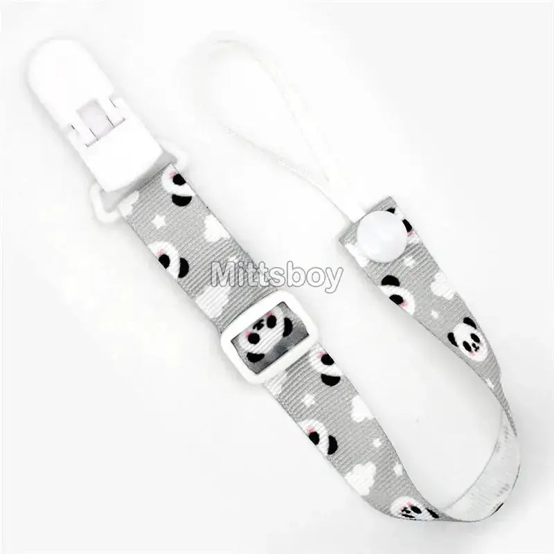 Fixed Button Baby Pacifier Clips Chains Ribbon Dummy Soother Holder Chains Anti-drop Buckle Strap for Pacifier Baby Feeding Gift by Dropshipman