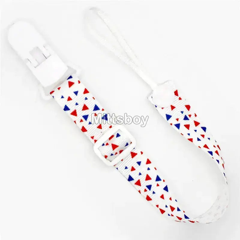 Fixed Button Baby Pacifier Clips Chains Ribbon Dummy Soother Holder Chains Anti-drop Buckle Strap for Pacifier Baby Feeding Gift by Dropshipman