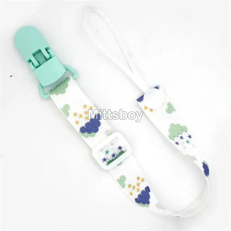 Fixed Button Baby Pacifier Clips Chains Ribbon Dummy Soother Holder Chains Anti-drop Buckle Strap for Pacifier Baby Feeding Gift by Dropshipman