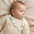 Fixed Button Baby Pacifier Clips Chains Ribbon Dummy Soother Holder Chains Anti-drop Buckle Strap for Pacifier Baby Feeding Gift by Dropshipman