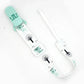Fixed Button Baby Pacifier Clips Chains Ribbon Dummy Soother Holder Chains Anti-drop Buckle Strap for Pacifier Baby Feeding Gift SHOPEZRA L.L.C.