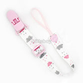 Fixed Button Baby Pacifier Clips Chains Ribbon Dummy Soother Holder Chains Anti-drop Buckle Strap for Pacifier Baby Feeding Gift SHOPEZRA L.L.C.