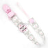 Fixed Button Baby Pacifier Clips Chains Ribbon Dummy Soother Holder Chains Anti-drop Buckle Strap for Pacifier Baby Feeding Gift SHOPEZRA L.L.C.